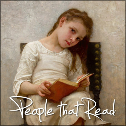 People that Read - 100 Images Vintage Art Collection | Digital Download - 100 images