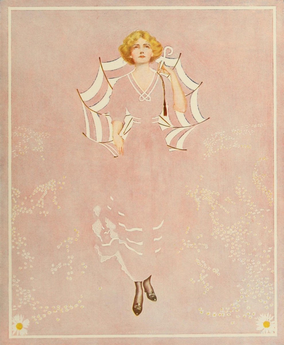 A Gallery of Girls 1911 - Clarence Coles Phillips | Dimensions 2875 x 3485 pixels