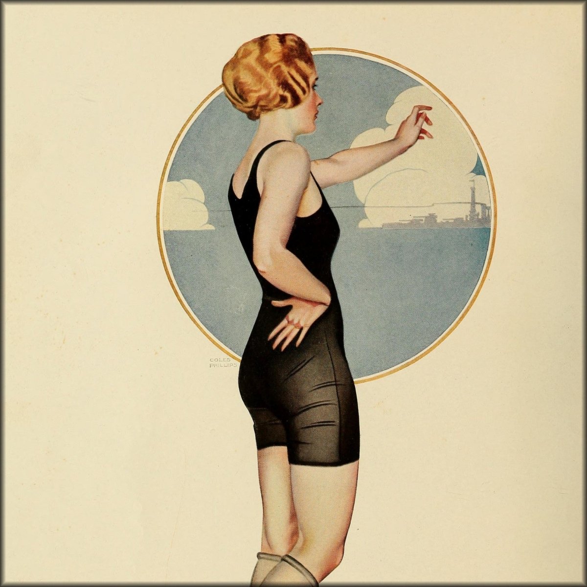 Coles Phillips Lucky Bag Images 1921-22 - C. Coles Phillips | Digital Download - 2 images