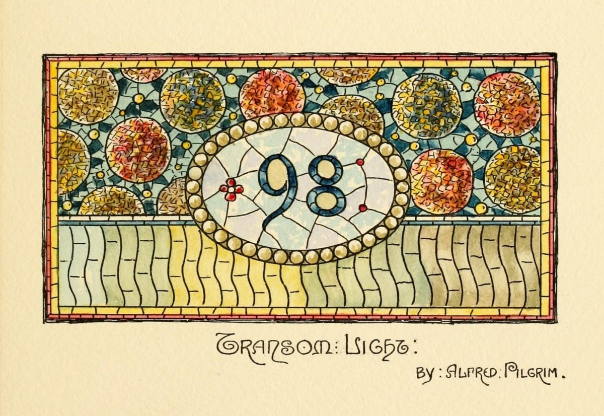 Art Nouveau Stained Glass Designs - 93 images to Download | Dimensions 2035 x 1400 pixels