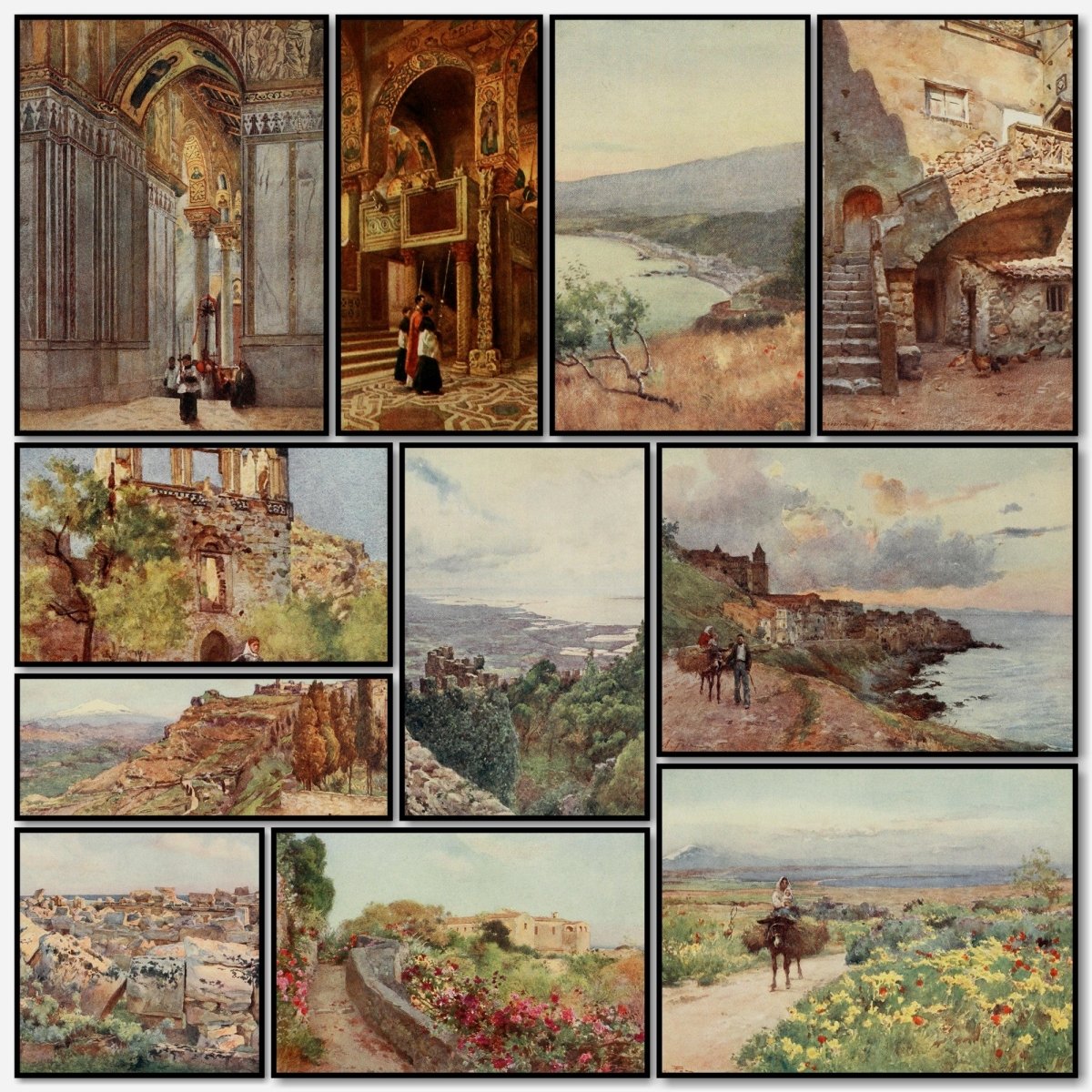 Sicily 1911 - Alberto Pisa - 48 images | A snapshot of some of the images