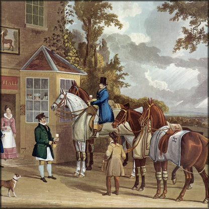 James Pollard - Hunters on their way to Hunting Stables 1829 | Digital Download - 1 image