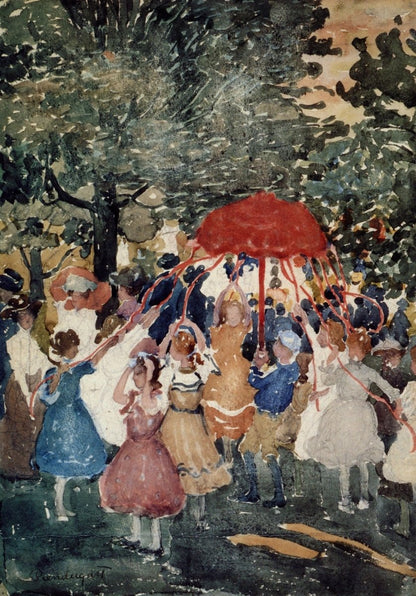 Maurice Prendergast Artwork in the Public Domain | Dimensions 4149 x 5949 pixels