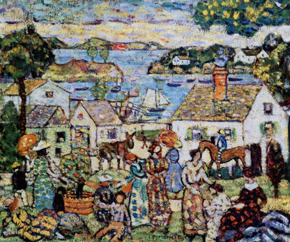 Maurice Prendergast Artwork in the Public Domain | Dimensions 4599 x 3850 pixels