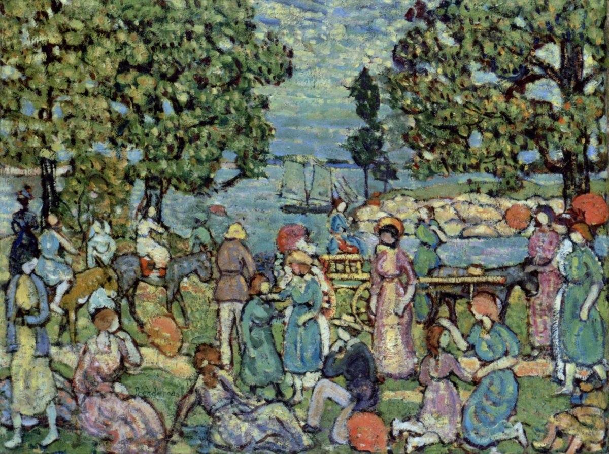 Maurice Prendergast Artwork in the Public Domain | Dimensions 4627 x 3451 pixels
