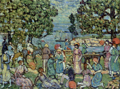 Maurice Prendergast Artwork in the Public Domain | Dimensions 4627 x 3451 pixels