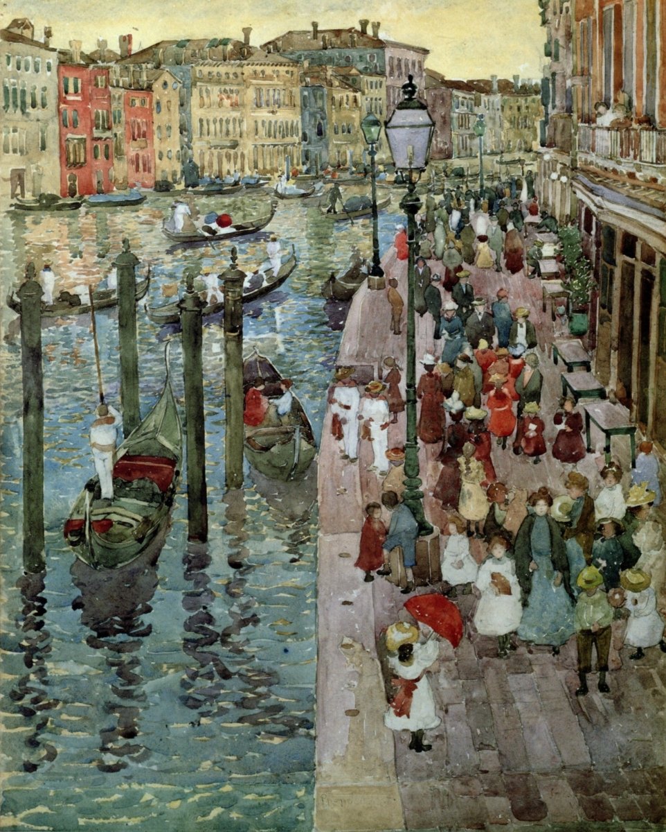 Maurice Prendergast Artwork in the Public Domain | Dimensions 4320 x 5390 pixels
