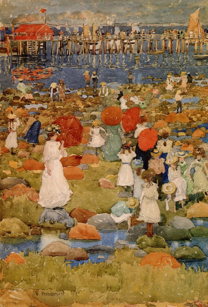 Maurice Prendergast Artwork in the Public Domain | Dimensions 4032 x 5958 pixels