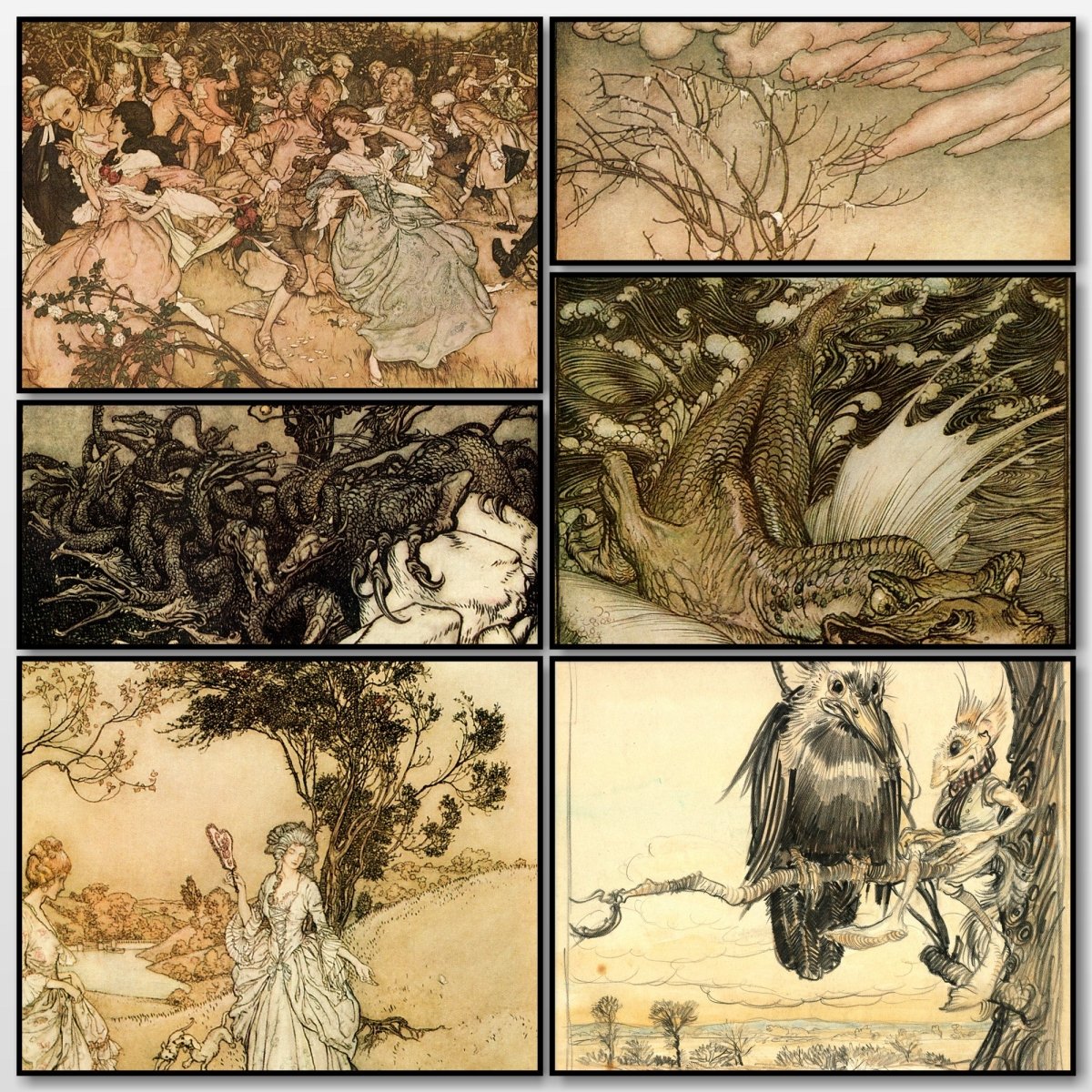 Arthur Rackham's Book of Pictures 1913 - Arthur Rackham | A snapshot of some of the images