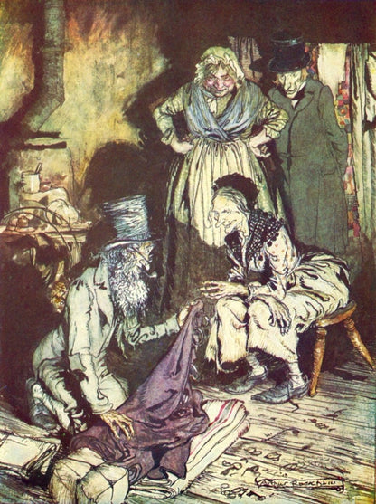 A Christmas Carol, 1915 - Arthur Rackham - 12 images | Dimensions 2545 x 3410 pixels
