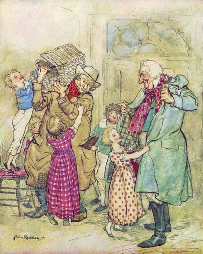 A Christmas Carol, 1915 - Arthur Rackham - 12 images | Dimensions 2527 x 3150 pixels