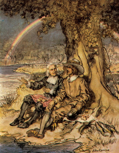 The Compleat Angler 1931 - Arthur Rackham - 12 images | Dimensions 2970 x 3804 pixels