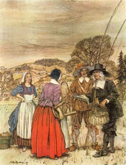 The Compleat Angler 1931 - Arthur Rackham - 12 images | Dimensions 303 x 3954 pixels