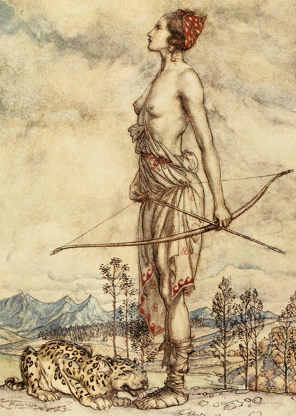 Comus 1921 - Arthur Rackham - 23 images | Dimensions 1910 x 2680 pixels