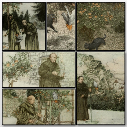 Goodnight 1907 - Arthur Rackham - 6 images | A snapshot of the images