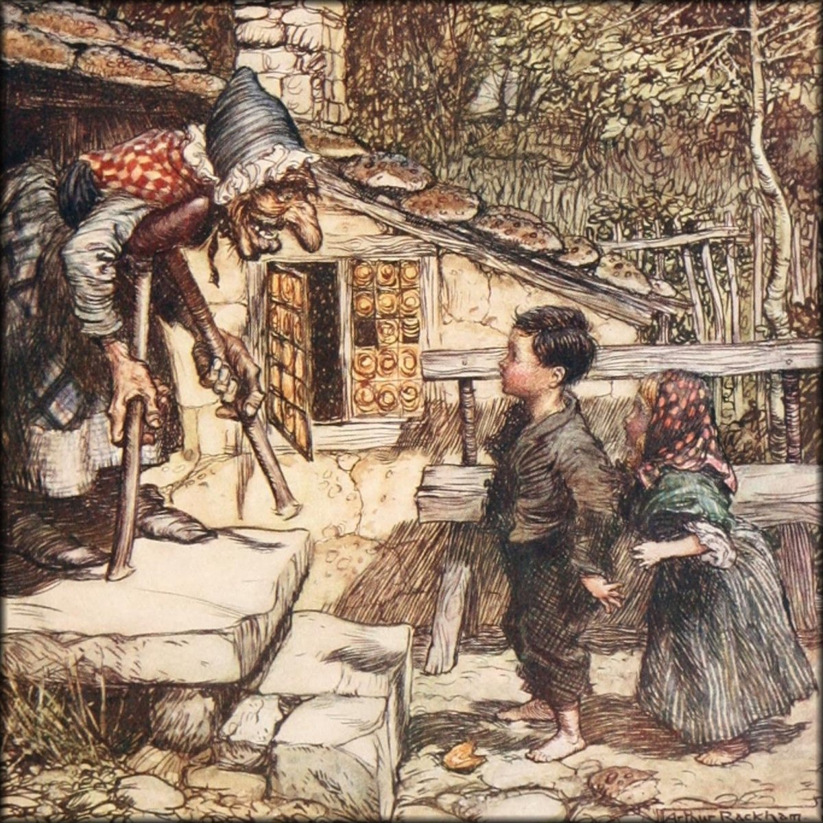 Hansel & Grethel 1920 - Arthur Rackham - 19 images | Digital Download - 19 images