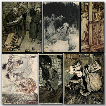 Ingoldsby Legends, The 1907 - Arthur Rackham - 23 images | A snapshot of some of the images