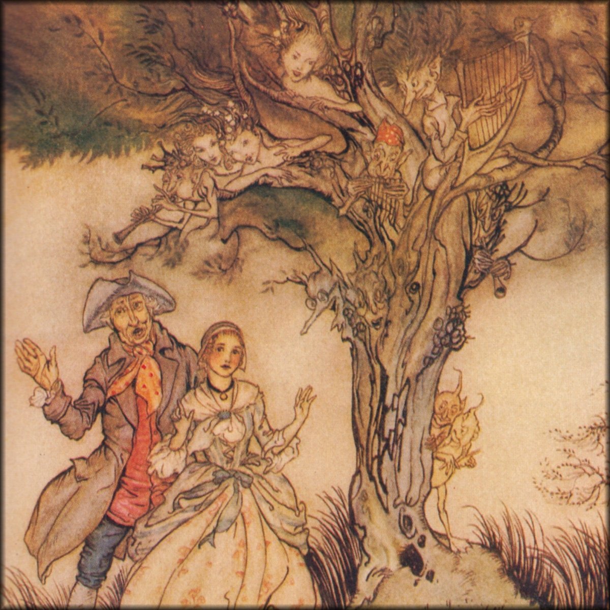 The Legend of Sleepy Hollow - Arthur Rackham - 8 images | Digital Download - 8 images