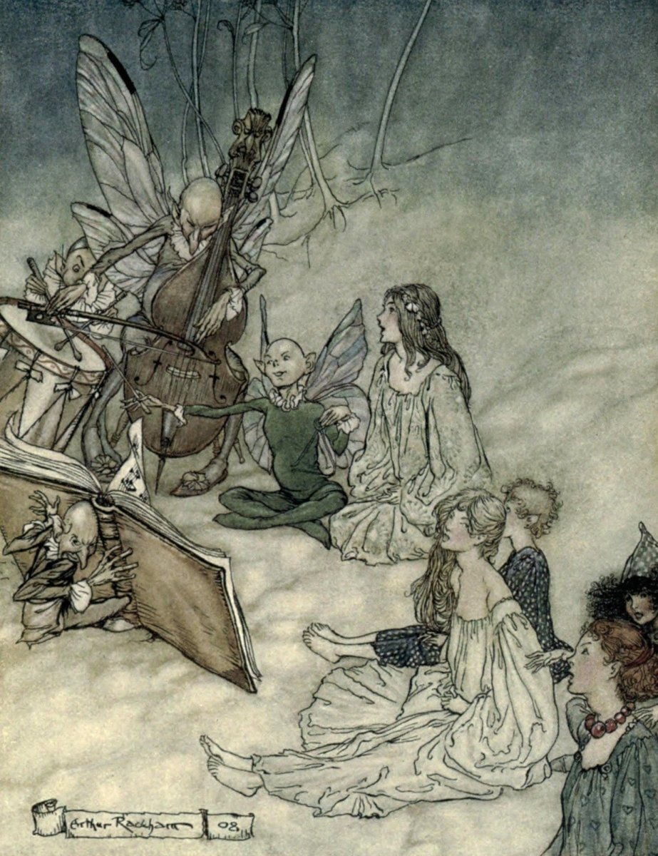 A Midsummer Night's Dream, 1908 - Arthur Rackham - 39 images | Dimensions 1960 x 2548 pixels