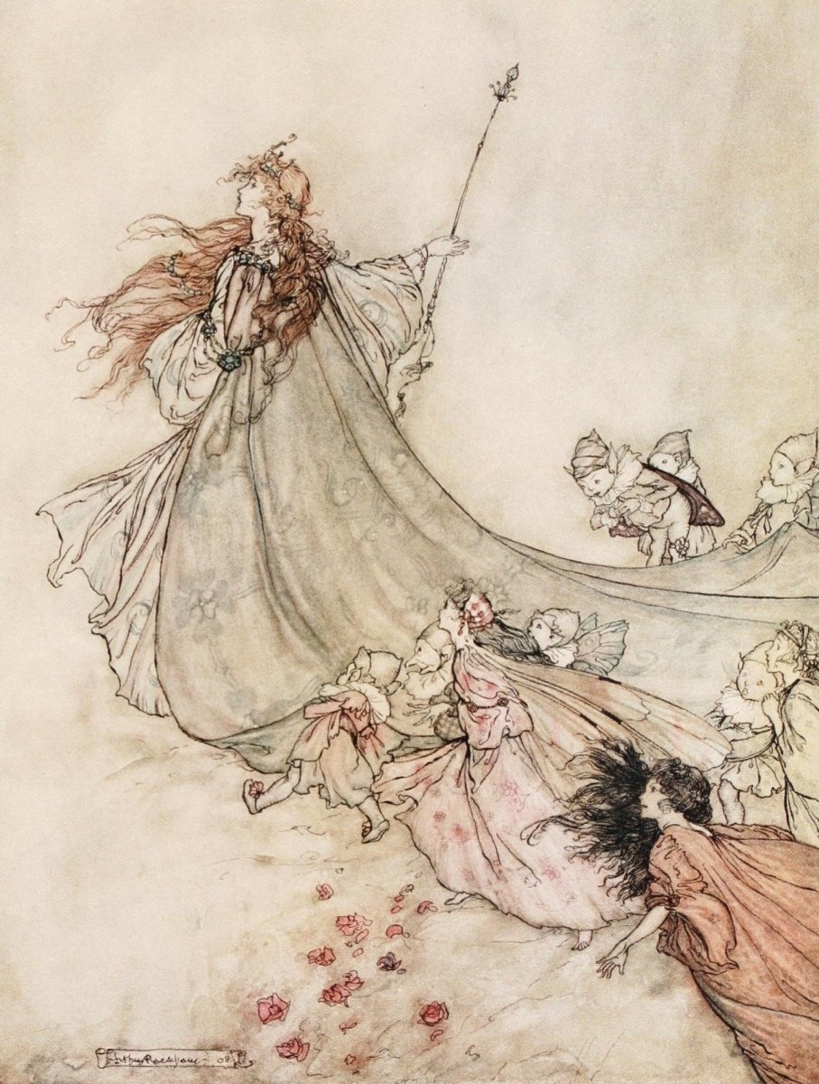A Midsummer Night's Dream, 1908 - Arthur Rackham - 39 images | Dimensions 1964 x 2600 pixels