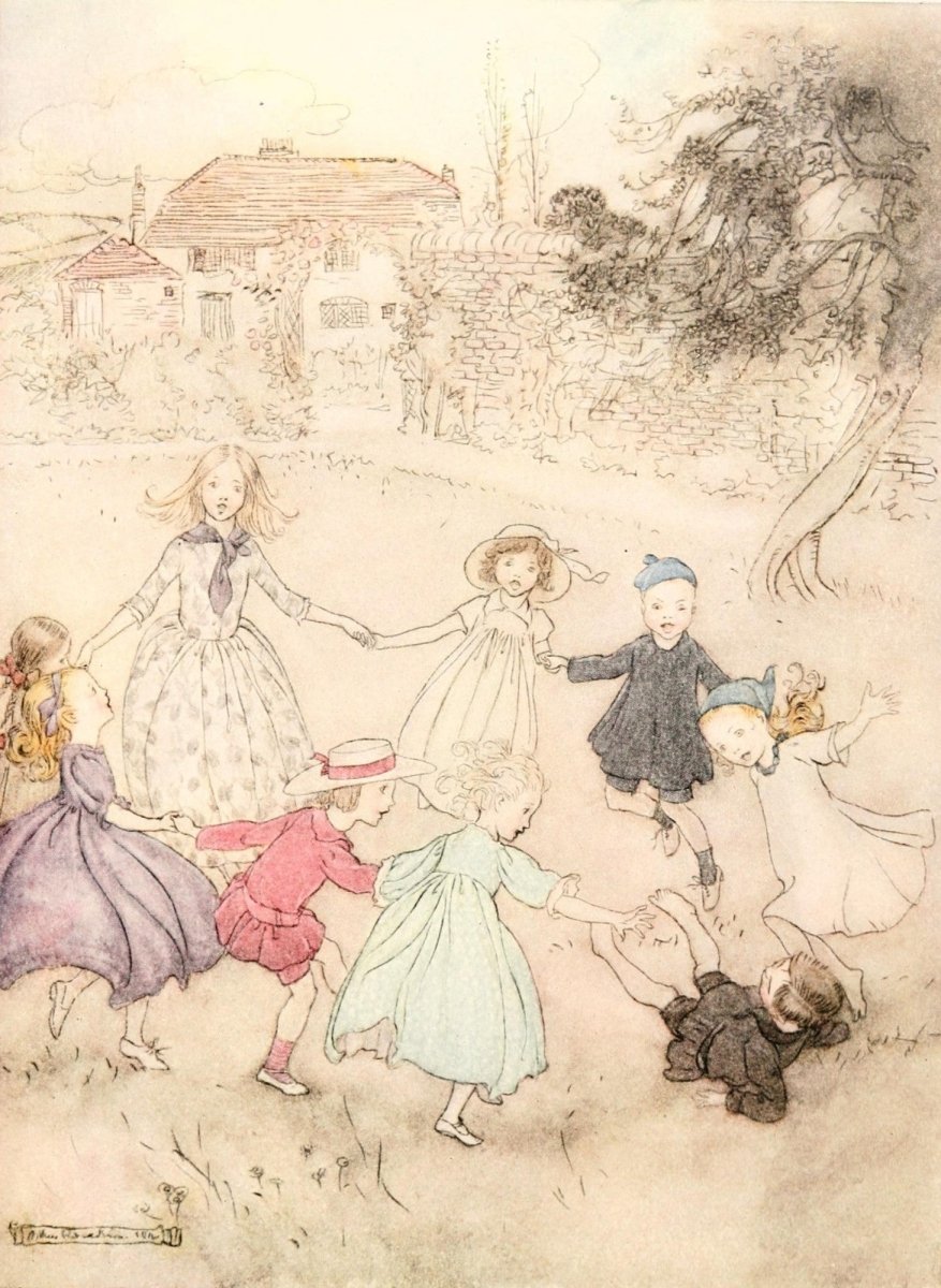 Mother Goose 1913 - Arthur Rackham - 14 images | Dimensions 2065 x 2085 pixels