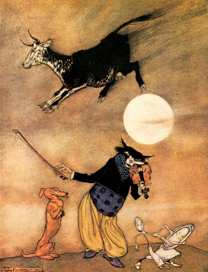 Mother Goose 1913 - Arthur Rackham - 14 images | Dimensions 3872 x 5064 pixels