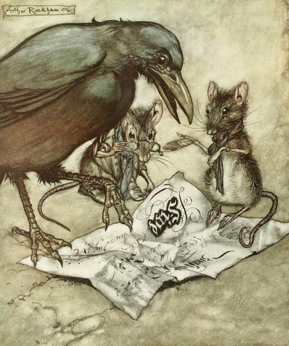 Peter Pan in Kensington Gardens 1912 - Arthur Rackham | Dimensions 1461 x 1746 pixels