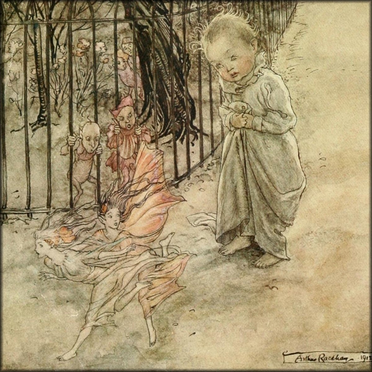 Peter Pan in Kensington Gardens 1912 - Arthur Rackham | Digital Download - 42 images