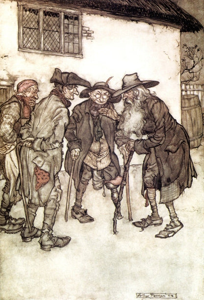 Rip Van Winkle 1905 - Arthur Rackham - 51 images | Dimensions 3185 x 4683 pixels
