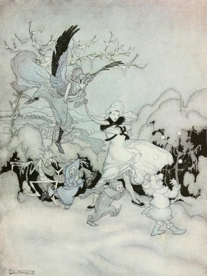 Snickerty Nick 1919 - Arthur Rackham - 3 images | Dimensions 1482 x 1977 pixels