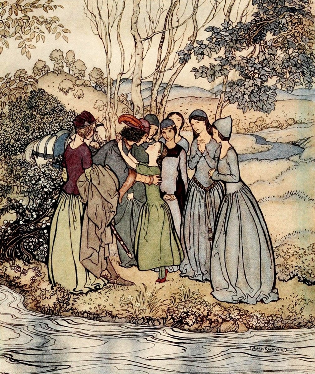 Some British Ballads 1919 - Arthur Rackham - 16 images | Dimensions 1476 x 1752 pixels