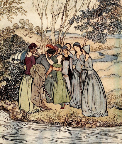 Some British Ballads 1919 - Arthur Rackham - 16 images | Dimensions 1476 x 1752 pixels