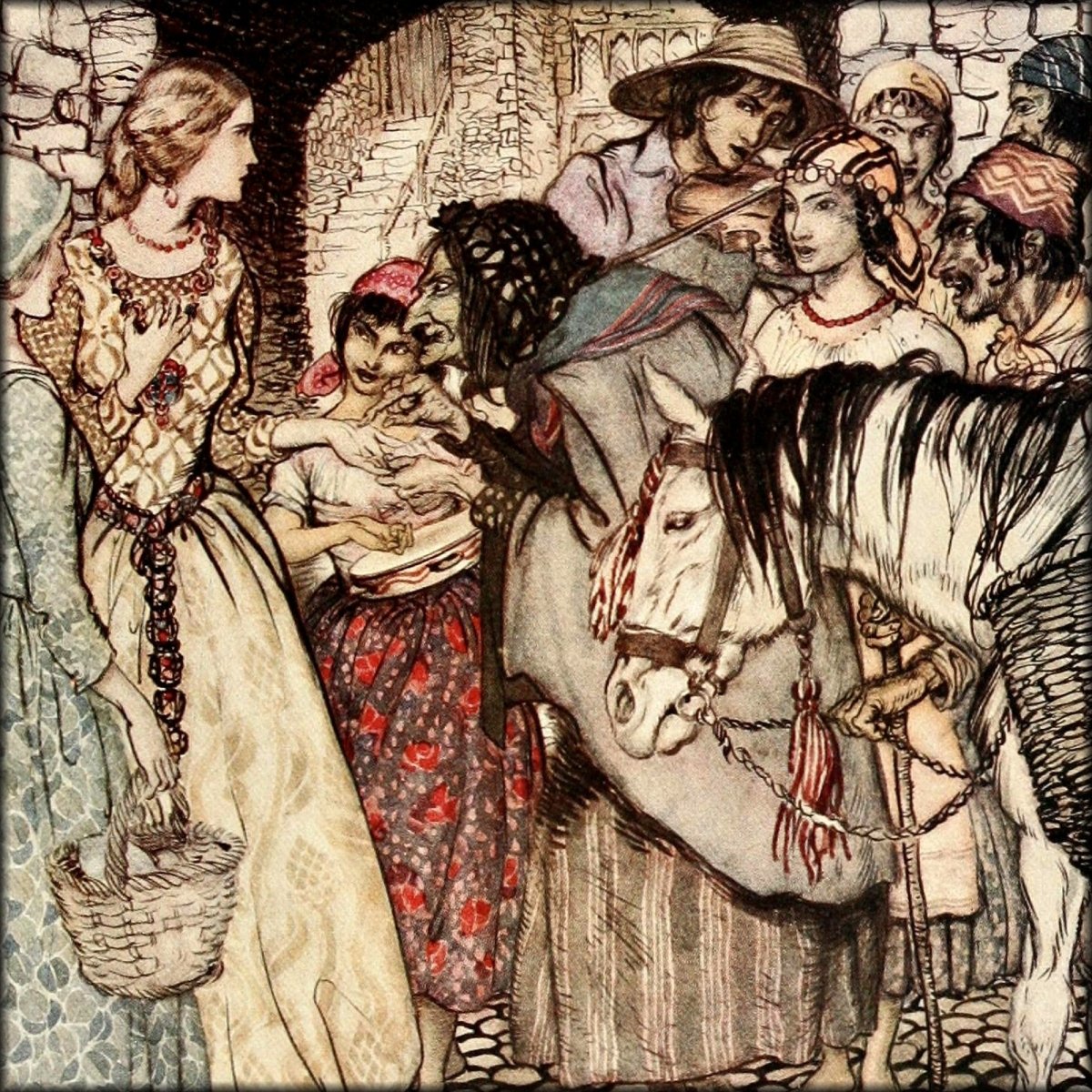 Some British Ballads 1919 - Arthur Rackham - 16 images | Digital Download - 16 images