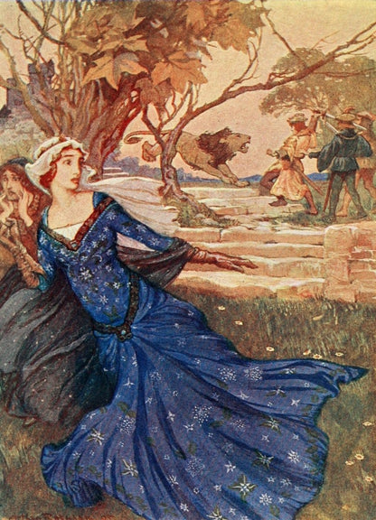 Stories of King Arthur 1910 - Arthur Rackham - 7 images | Dimensions 1600 x 2216 pixels