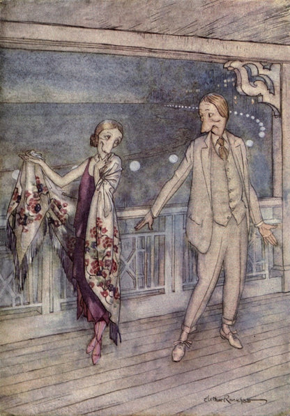 Where the Blue Begins 1922 - Arthur Rackham - 4 images | Dimensions 2485 x 3565 pixels