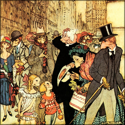 Where the Blue Begins 1922 - Arthur Rackham - 4 images | Digital Download - 4 images