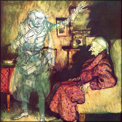 Arthur Rackham Public Domain Images to Download | A Christmas Carol (1915) - 12 images