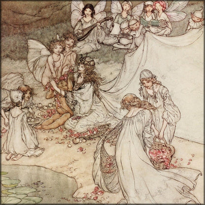 Arthur Rackham Public Domain Images to Download | A Midsummer Night's Dream (1908) - 39 images