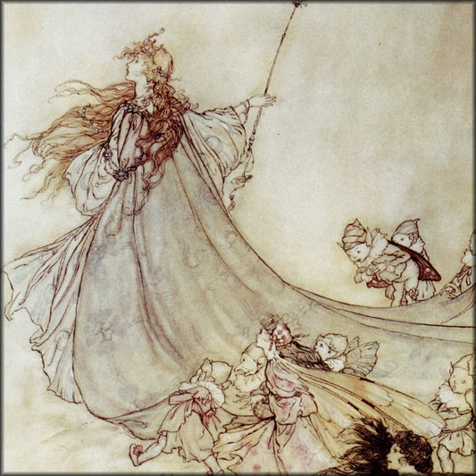 Arthur Rackham - Titania from a Midsummer Night's Dream 1908 | Digital Download - 1 image