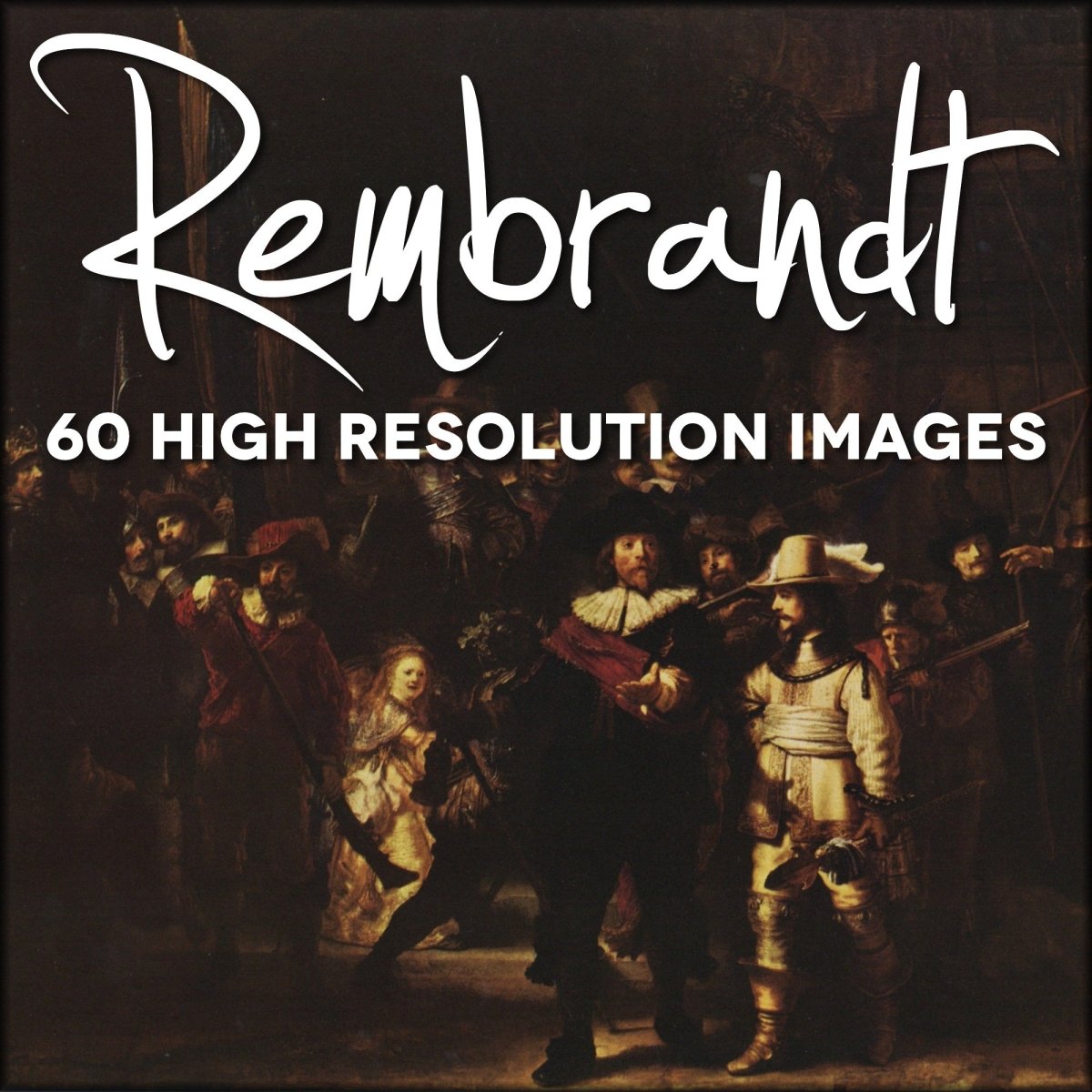 Rembrandt Public Domain Images to Download | Digital Download - 60 images