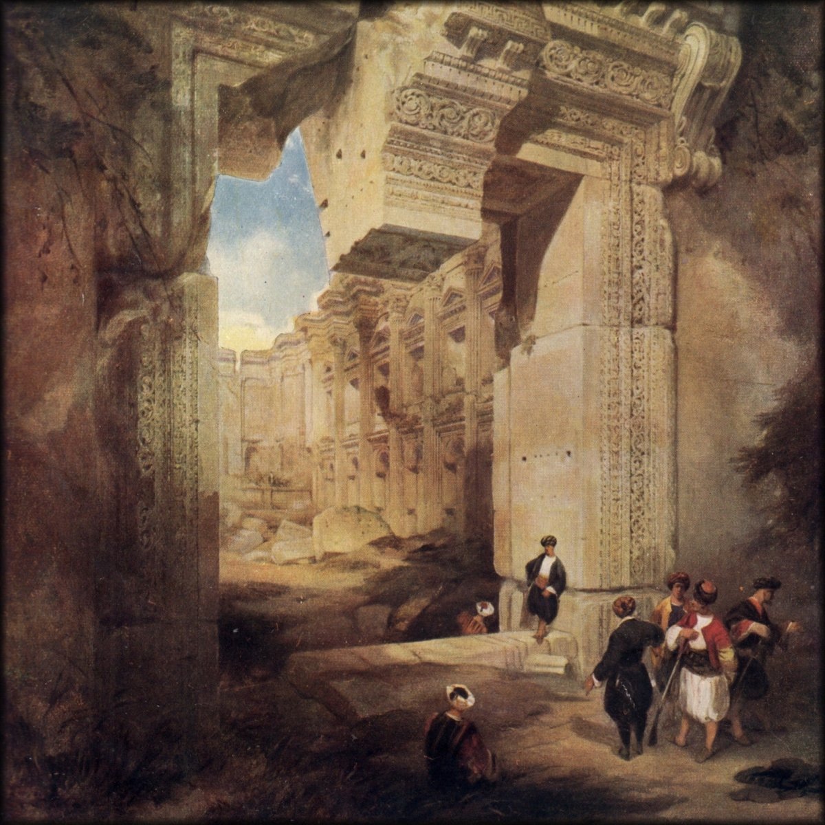 David Roberts  (1796-1864) - Baalbec, Lebanon | Digital Download - 1 image