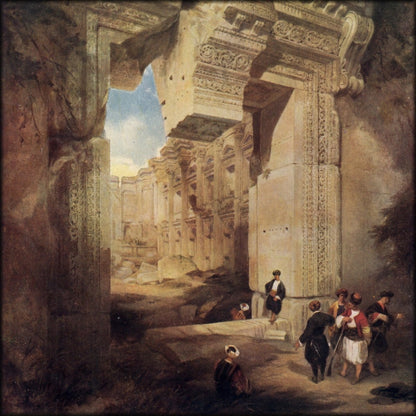 David Roberts  (1796-1864) - Baalbec, Lebanon | Digital Download - 1 image
