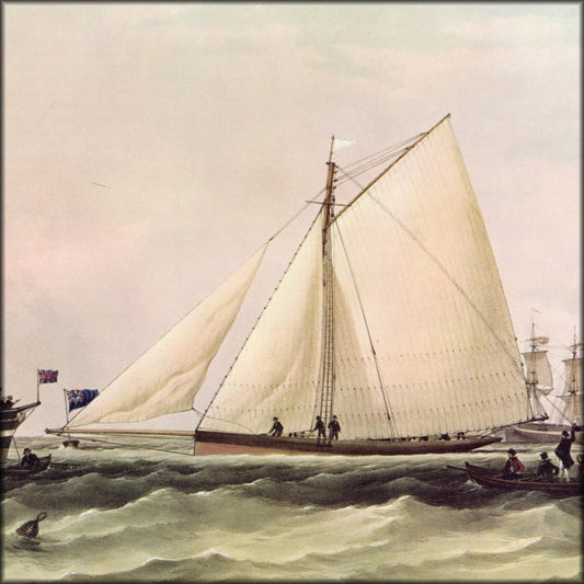 Thomas S. Robins - The Cutter Yacht Volante 1852 | Digital Download - 1 image