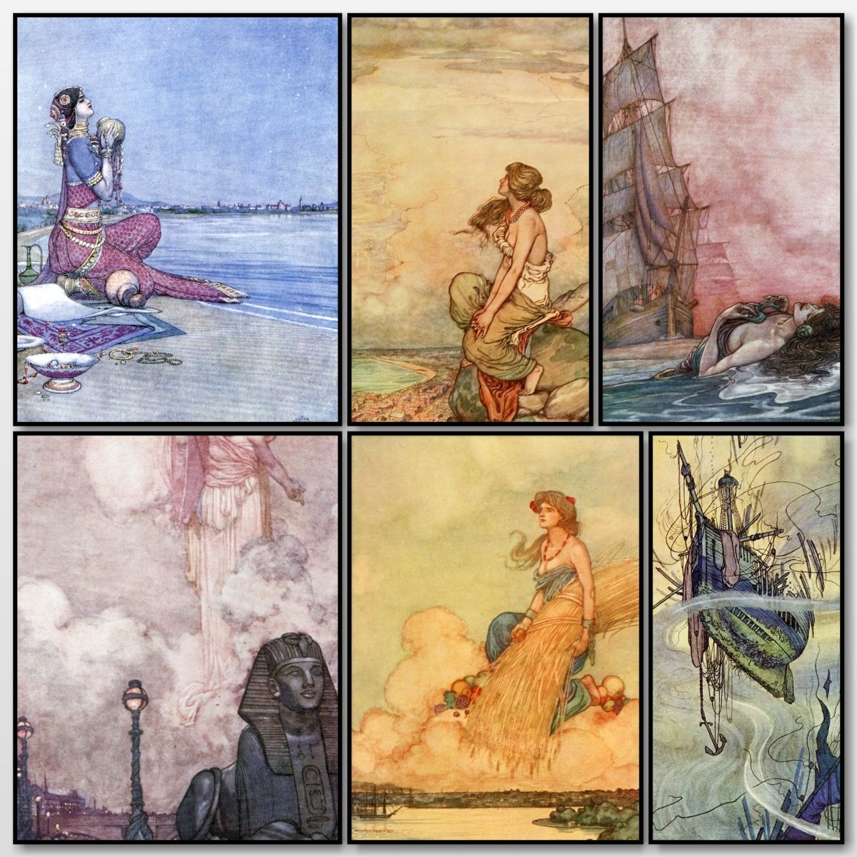 A Song of the English, 1909 - W. Heath Robinson - 29 images | A snapshot of some of the images