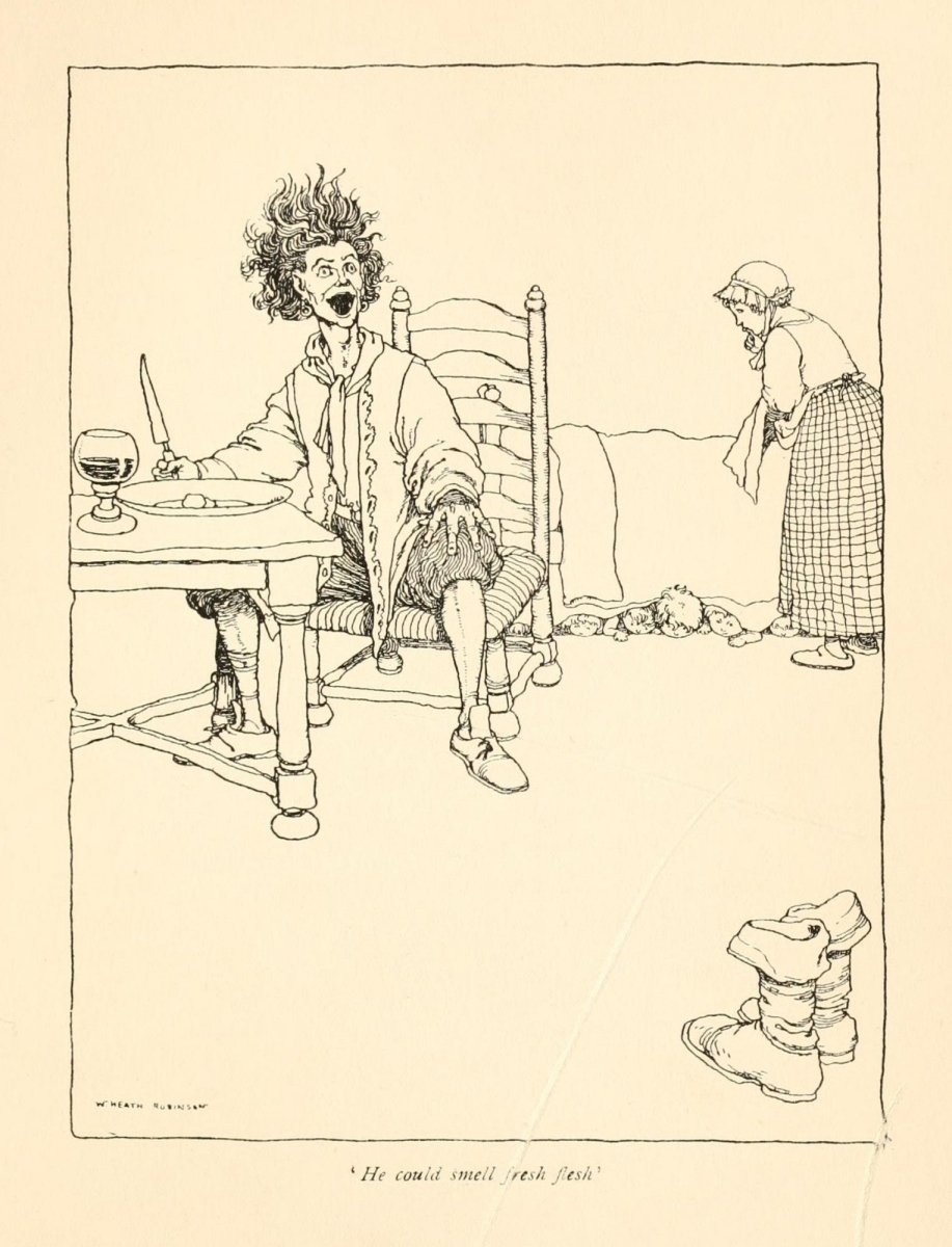 Old-time Stories 1921 - W. Heath Robinson - 28 images | Dimensions 1728 x 2260 pixels
