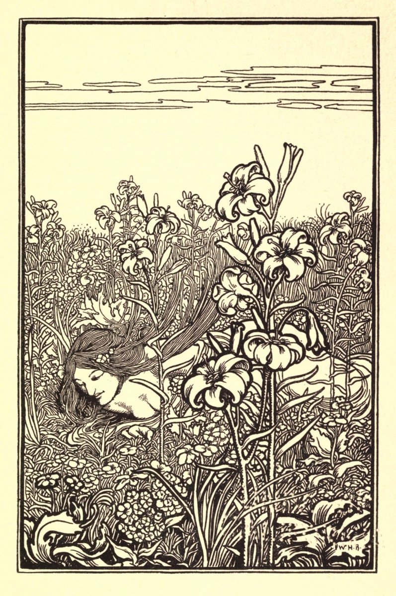 The Poems of Edgar Allen Poe, 1900 - W. Heath Robinson | Dimensions 1956 x 2946 pixels