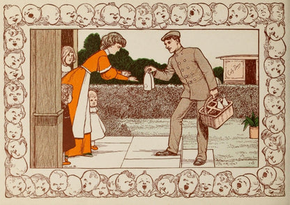 The Tale of our Cow, 1909 - W. Heath Robinson - 10 images | Dimensions 2925 x 2069 pixels