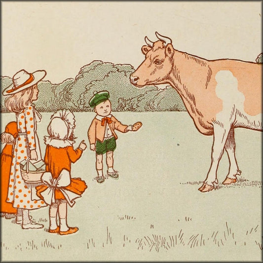 The Tale of our Cow, 1909 - W. Heath Robinson - 10 images | Digital Download - 10 images