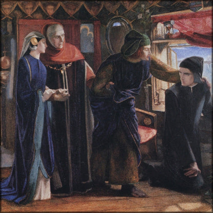 Rossetti - First Anniversary of the Death of Beatrice 1853 | Digital Download - 1 image