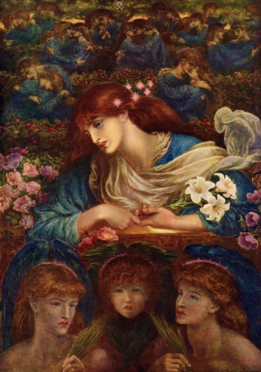 Dante Gabriel Rossetti Public Domain Images to Download | Dimensions 4440 x 7610 pixels